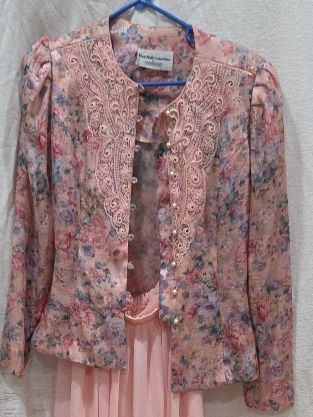 Niki Niki Collection Pink Floral Maxi Skirt Set